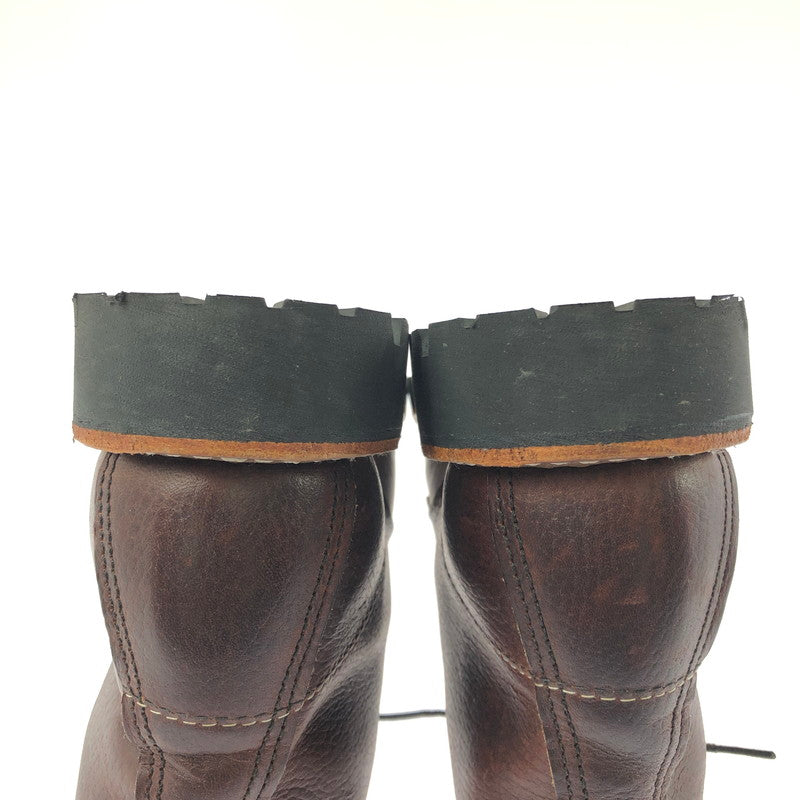 【中古品】【メンズ】 RED WING ROUGH NECK MOC TOE 8146 ラフネック モックトゥブーツ 靴 164-260803-ki-12-tagh サイズ：25cm US7 カラー：ブラウン 万代Net店