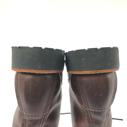 【中古品】【メンズ】 RED WING ROUGH NECK MOC TOE 8146 ラフネック モックトゥブーツ 靴 164-260803-ki-12-tagh サイズ：25cm US7 カラー：ブラウン 万代Net店