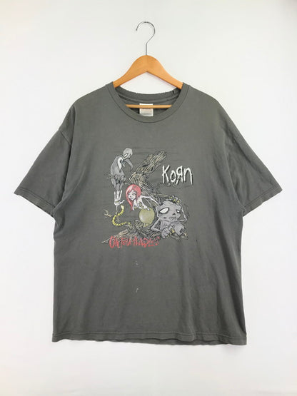 【現状渡し品】【メンズ】 ALSTYLE APPAREL & ACTIVEWEAR アルスタイル アパレル 00's KORN UNTOUR HARLEM S/S TEE ショートスリーブ Tシャツ トップス 146-260723-rt-05-tagh サイズ：XL カラー：グレー 万代Net店