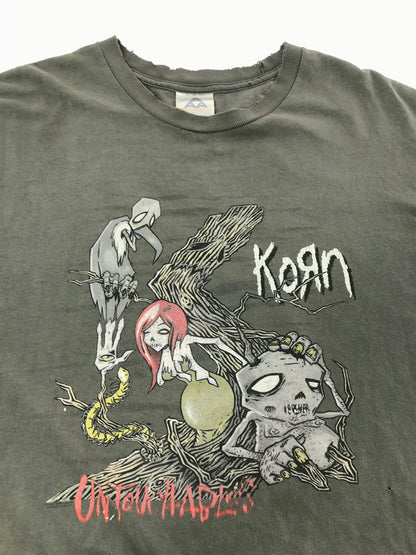 【現状渡し品】【メンズ】 ALSTYLE APPAREL & ACTIVEWEAR アルスタイル アパレル 00's KORN UNTOUR HARLEM S/S TEE ショートスリーブ Tシャツ トップス 146-260723-rt-05-tagh サイズ：XL カラー：グレー 万代Net店