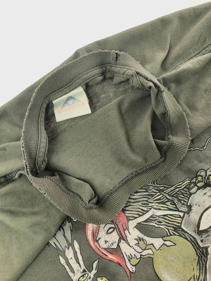 【現状渡し品】【メンズ】 ALSTYLE APPAREL & ACTIVEWEAR アルスタイル アパレル 00's KORN UNTOUR HARLEM S/S TEE ショートスリーブ Tシャツ トップス 146-260723-rt-05-tagh サイズ：XL カラー：グレー 万代Net店