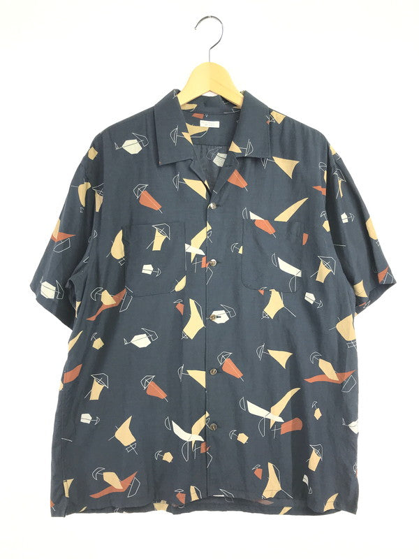 【中古品】【メンズ】 PHIGVEL MAKERS フィグメル ATOMIC PATTERN S/S SHIRT PMAL-SS04 アトミック パターン ショートスリーブ シャツ 半袖シャツ トップス 140-260723-rt-16-tagh サイズ：3 カラー：ブラック 万代Net店