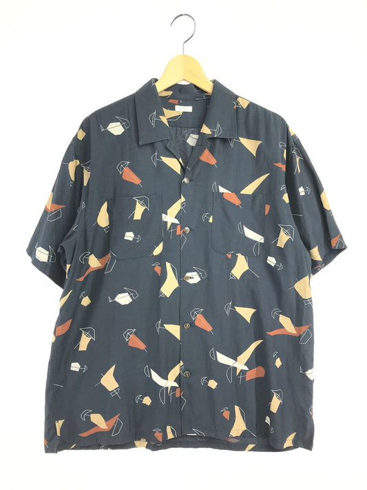【中古品】【メンズ】 PHIGVEL MAKERS フィグメル ATOMIC PATTERN S/S SHIRT PMAL-SS04 アトミック パターン ショートスリーブ シャツ 半袖シャツ トップス 140-260723-rt-16-tagh サイズ：3 カラー：ブラック 万代Net店