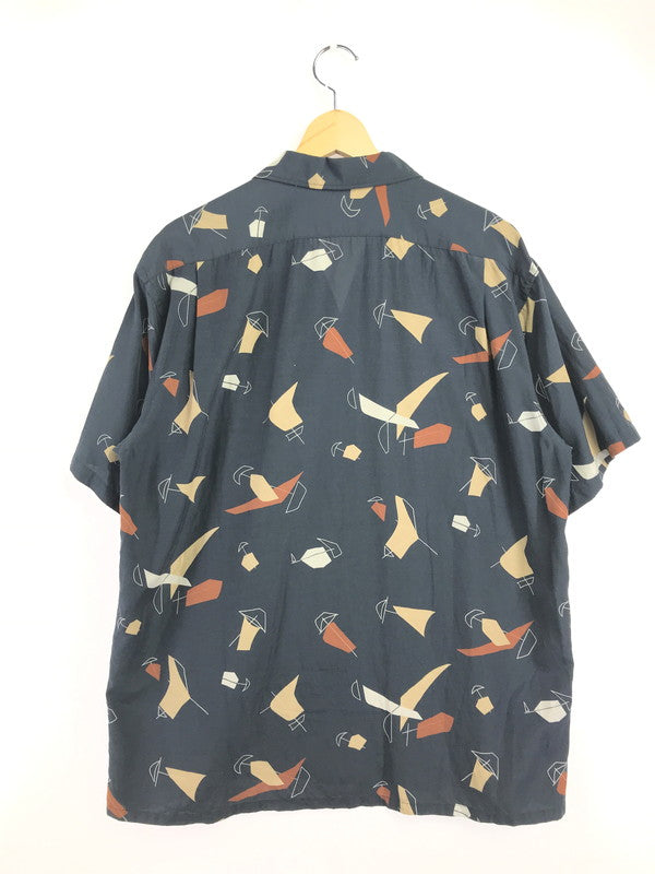 【中古品】【メンズ】 PHIGVEL MAKERS フィグメル ATOMIC PATTERN S/S SHIRT PMAL-SS04 アトミック パターン ショートスリーブ シャツ 半袖シャツ トップス 140-260723-rt-16-tagh サイズ：3 カラー：ブラック 万代Net店