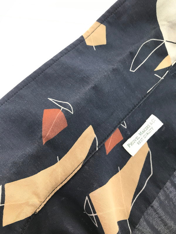 【中古品】【メンズ】 PHIGVEL MAKERS フィグメル ATOMIC PATTERN S/S SHIRT PMAL-SS04 アトミック パターン ショートスリーブ シャツ 半袖シャツ トップス 140-260723-rt-16-tagh サイズ：3 カラー：ブラック 万代Net店