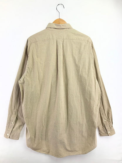 【中古品】【メンズ】 RALPH LAUREN ラルフローレン L/S BD STRIPE SHIRT BEIGE ロングスリーブ ストライプ シャツ 長袖シャツ トップス 146-260723-rt-20-tagh サイズ：不明 下記参照 カラー：ベージュ 万代Net店