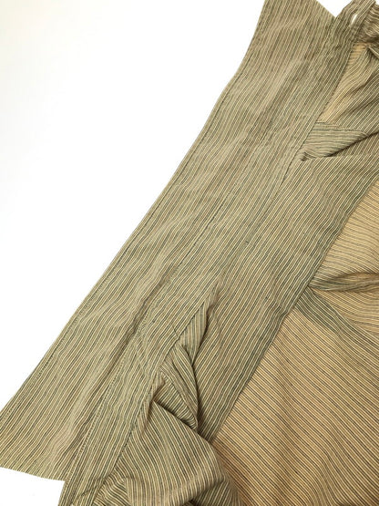【中古品】【メンズ】 RALPH LAUREN ラルフローレン L/S BD STRIPE SHIRT BEIGE ロングスリーブ ストライプ シャツ 長袖シャツ トップス 146-260723-rt-20-tagh サイズ：不明 下記参照 カラー：ベージュ 万代Net店