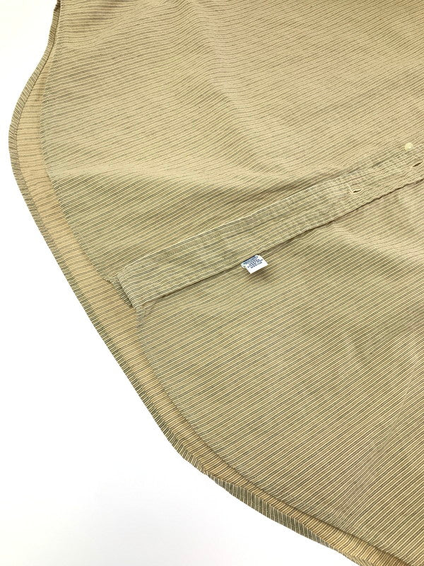 【中古品】【メンズ】 RALPH LAUREN ラルフローレン L/S BD STRIPE SHIRT BEIGE ロングスリーブ ストライプ シャツ 長袖シャツ トップス 146-260723-rt-20-tagh サイズ：不明 下記参照 カラー：ベージュ 万代Net店