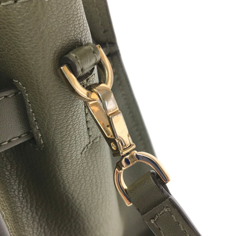 【中古品】【レディース】 MICHAEL KORS MK SIGNATURE 2WAY HAND BAG MK シグネチャー ツーウェイ ハンドバッグ ショルダーバッグ カバン 188-260729-ki-02-tagh カラー：ブラウン/カーキ 万代Net店