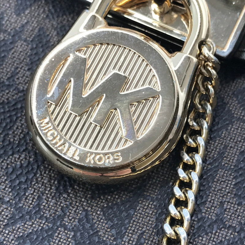 【中古品】【レディース】 MICHAEL KORS MK SIGNATURE 2WAY HAND BAG MK シグネチャー ツーウェイ ハンドバッグ ショルダーバッグ カバン 188-260729-ki-02-tagh カラー：ブラウン/カーキ 万代Net店