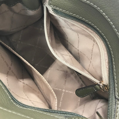 【中古品】【レディース】 MICHAEL KORS MK SIGNATURE 2WAY HAND BAG MK シグネチャー ツーウェイ ハンドバッグ ショルダーバッグ カバン 188-260729-ki-02-tagh カラー：ブラウン/カーキ 万代Net店