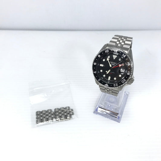【中古品】【メンズ】 SEIKO セイコー 5SPORTS SKX SERIES SBSC001 5スポーツ SKXシリーズ アナログ 自動巻き 腕時計 アクセサリー 197-260721-YY-15-tagh カラー：シルバー/ブラック 万代Net店