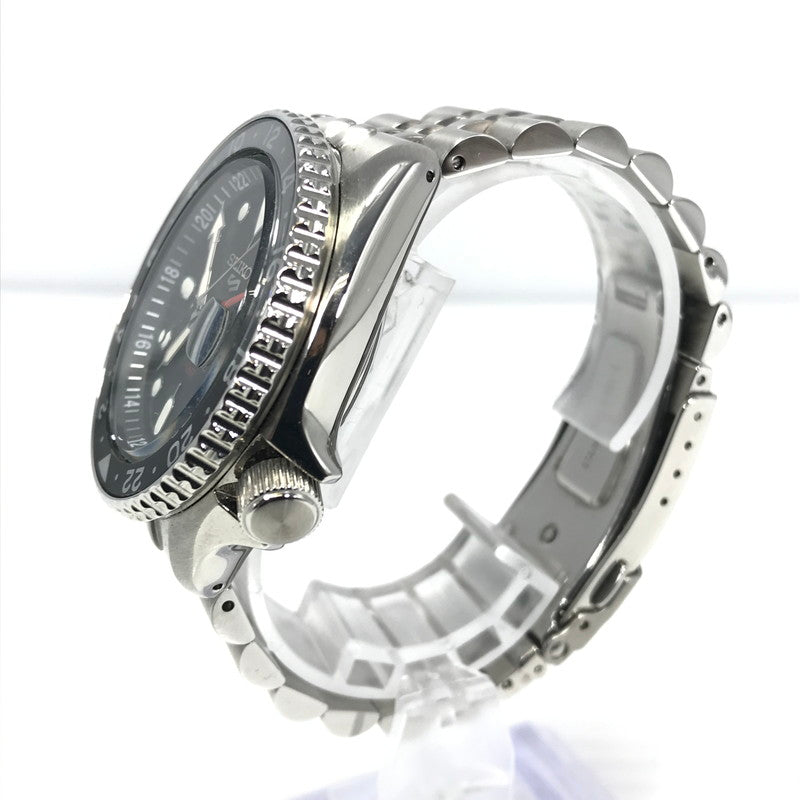 【中古品】【メンズ】 SEIKO セイコー 5SPORTS SKX SERIES SBSC001 5スポーツ SKXシリーズ アナログ 自動巻き 腕時計 アクセサリー 197-260721-YY-15-tagh カラー：シルバー/ブラック 万代Net店