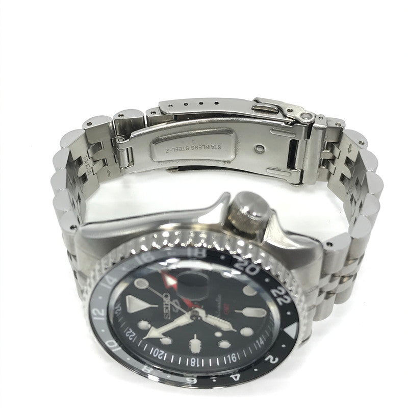 【中古品】【メンズ】 SEIKO セイコー 5SPORTS SKX SERIES SBSC001 5スポーツ SKXシリーズ アナログ 自動巻き 腕時計 アクセサリー 197-260721-YY-15-tagh カラー：シルバー/ブラック 万代Net店