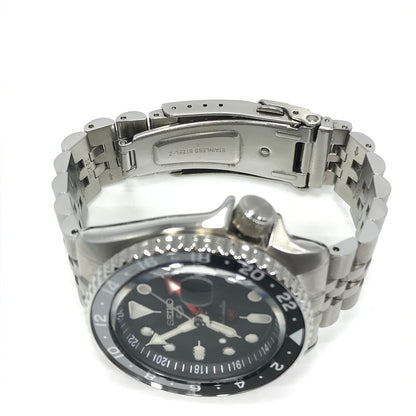 【中古品】【メンズ】 SEIKO セイコー 5SPORTS SKX SERIES SBSC001 5スポーツ SKXシリーズ アナログ 自動巻き 腕時計 アクセサリー 197-260721-YY-15-tagh カラー：シルバー/ブラック 万代Net店