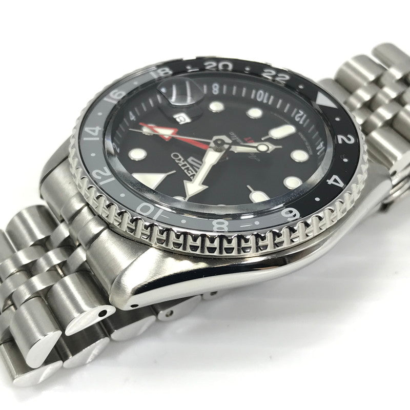 【中古品】【メンズ】 SEIKO セイコー 5SPORTS SKX SERIES SBSC001 5スポーツ SKXシリーズ アナログ 自動巻き 腕時計 アクセサリー 197-260721-YY-15-tagh カラー：シルバー/ブラック 万代Net店