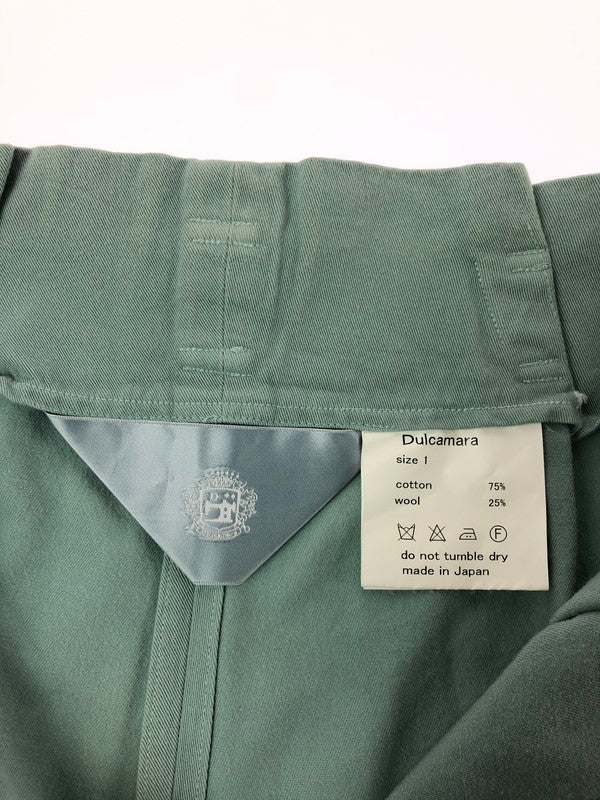 【現状渡し品】【メンズ】 DULCAMARA デュルカマラ CROPPED PANTS MINT GREEN クロップド パンツ ボトムス 151-260729-rt-18-tagh サイズ：1 カラー：グリーン 万代Net店