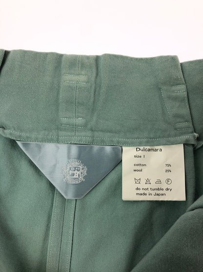 【現状渡し品】【メンズ】 DULCAMARA デュルカマラ CROPPED PANTS MINT GREEN クロップド パンツ ボトムス 151-260729-rt-18-tagh サイズ：1 カラー：グリーン 万代Net店