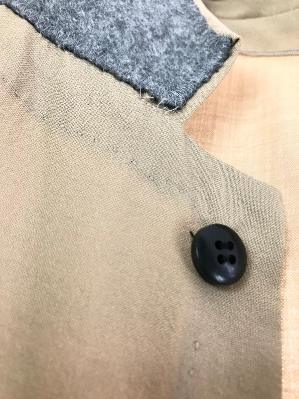 【現状渡し品】【メンズ】 SUN SEA サンシー WOOL JACKET BEIGE SNS-14S32 ウール ジャケット ライトアウター 140-260723-rt-21-tagh サイズ：3 カラー：ベージュ 万代Net店