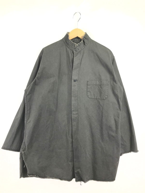 【中古品】【メンズ】 MASTER&CO. マスターアンドコー PULLOVER L/S SHIRT MC1208NR プルオーバー ロングスリーブ シャツ トップス 140-260723-rt-24-tagh サイズ：F カラー：ブラック 万代Net店