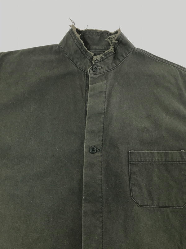 【中古品】【メンズ】 MASTER&CO. マスターアンドコー PULLOVER L/S SHIRT MC1208NR プルオーバー ロングスリーブ シャツ トップス 140-260723-rt-24-tagh サイズ：F カラー：ブラック 万代Net店
