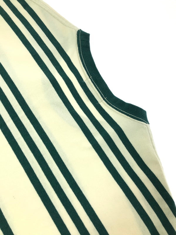 【中古品】【メンズ】 L.L.BEAN エルエル ビーン BORDER TEE GREEN OFFWHITE 3275-2022 ボーダー Tシャツ 半袖Tシャツ トップス 144-260723-rt-15-tagh サイズ：L カラー：オフホワイト 万代Net店