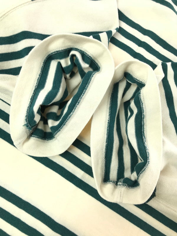 【中古品】【メンズ】 L.L.BEAN エルエル ビーン BORDER TEE GREEN OFFWHITE 3275-2022 ボーダー Tシャツ 半袖Tシャツ トップス 144-260723-rt-15-tagh サイズ：L カラー：オフホワイト 万代Net店
