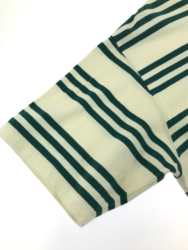 【中古品】【メンズ】 L.L.BEAN エルエル ビーン BORDER TEE GREEN OFFWHITE 3275-2022 ボーダー Tシャツ 半袖Tシャツ トップス 144-260723-rt-15-tagh サイズ：L カラー：オフホワイト 万代Net店