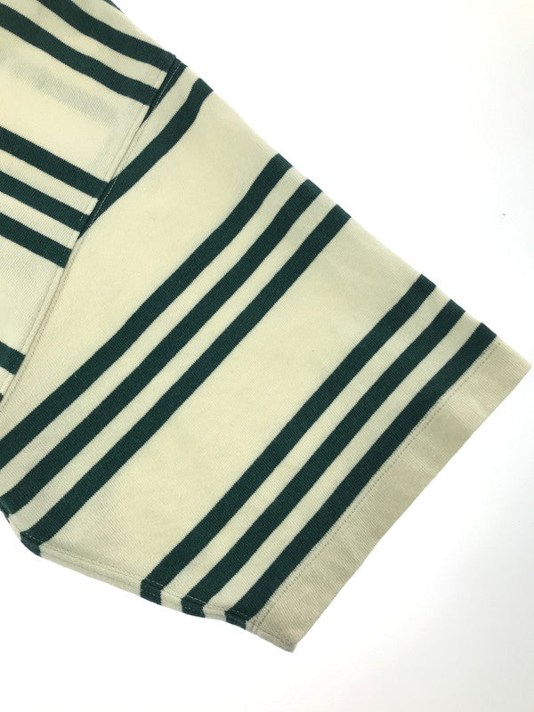 【中古品】【メンズ】 L.L.BEAN エルエル ビーン BORDER TEE GREEN OFFWHITE 3275-2022 ボーダー Tシャツ 半袖Tシャツ トップス 144-260723-rt-15-tagh サイズ：L カラー：オフホワイト 万代Net店