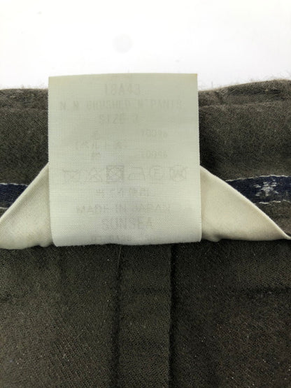 【中古品】【メンズ】 SUN SEA サン シー N.M BRUSHED M PANTS OLIVE 18A43 ブラッシュド エム パンツ ボトムス 151-260729-rt-17-tagh サイズ：3 カラー：オリーブ 万代Net店