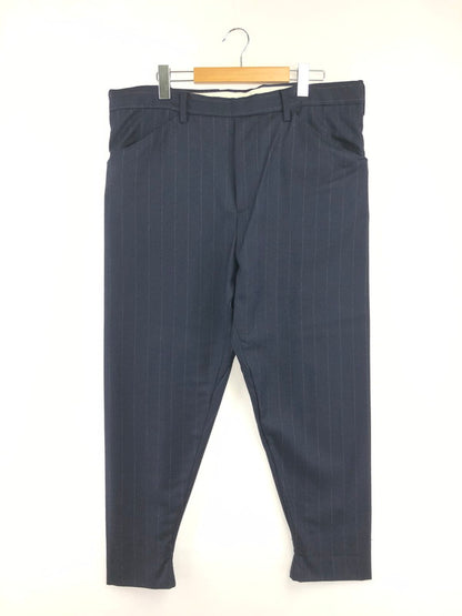 【中古品】【メンズ】 SUN SEA サン シー WOOL STRIPE PANTS SNS-14A41 ウール ストライプ パンツ ボトムス 151-260729-rt-14-tagh サイズ：2 カラー：ネイビー 万代Net店