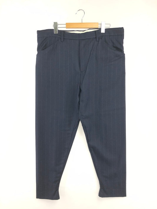 【中古品】【メンズ】 SUN SEA サン シー WOOL STRIPE PANTS SNS-14A41 ウール ストライプ パンツ ボトムス 151-260729-rt-14-tagh サイズ：2 カラー：ネイビー 万代Net店