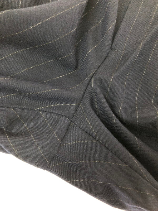 【中古品】【メンズ】 SUN SEA サン シー WOOL STRIPE PANTS SNS-14A41 ウール ストライプ パンツ ボトムス 151-260729-rt-14-tagh サイズ：2 カラー：ネイビー 万代Net店