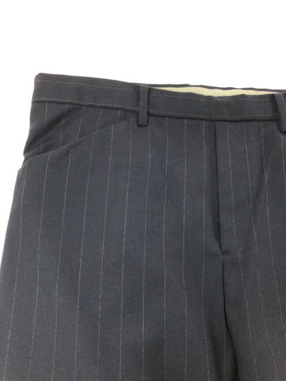 【中古品】【メンズ】 SUN SEA サン シー WOOL STRIPE PANTS SNS-14A41 ウール ストライプ パンツ ボトムス 151-260729-rt-14-tagh サイズ：2 カラー：ネイビー 万代Net店