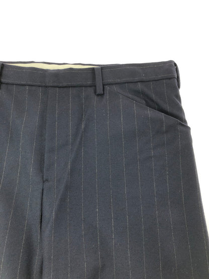 【中古品】【メンズ】 SUN SEA サン シー WOOL STRIPE PANTS SNS-14A41 ウール ストライプ パンツ ボトムス 151-260729-rt-14-tagh サイズ：2 カラー：ネイビー 万代Net店