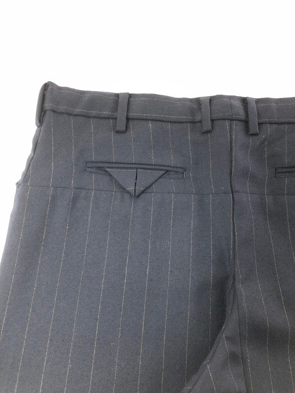 【中古品】【メンズ】 SUN SEA サン シー WOOL STRIPE PANTS SNS-14A41 ウール ストライプ パンツ ボトムス 151-260729-rt-14-tagh サイズ：2 カラー：ネイビー 万代Net店