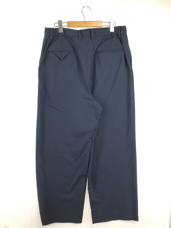 【中古品】【メンズ】 SUN SEA サン シー WOOL SLACKS NAVY SNS-14S01 ウール スラックス パンツ ボトムス 151-260729-rt-15-tagh サイズ：3 カラー：ネイビー 万代Net店