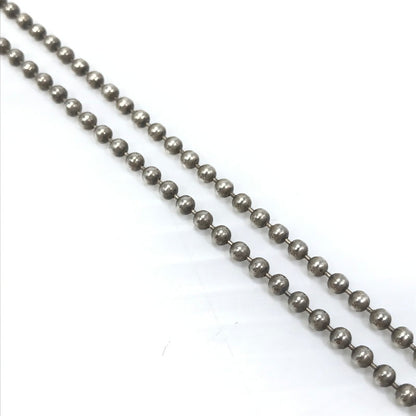 【中古品】【レディース】 OLD TIFFANY & CO オールドティファニー VINTAGE HEART TAG BALL CHAIN NECKLACE M02913 ヴィンテージ ハートタグ ボールチェーンネックレス アクセサリー 182-260721-YY-14-tagh カラー：シルバー 万代Net店