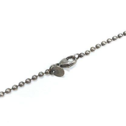 【中古品】【レディース】 OLD TIFFANY & CO オールドティファニー VINTAGE HEART TAG BALL CHAIN NECKLACE M02913 ヴィンテージ ハートタグ ボールチェーンネックレス アクセサリー 182-260721-YY-14-tagh カラー：シルバー 万代Net店