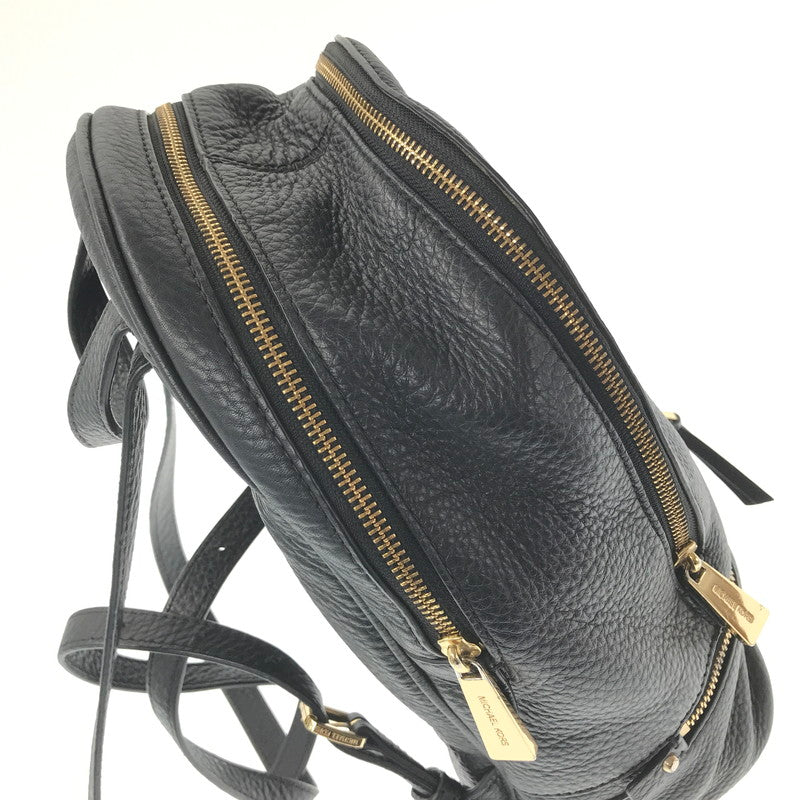 【中古品】【レディース】 MICHAEL KORS RHEA ZIP MD BACKPACK 30S5GEZB1L リアジップ ミディアム バックパック リュック カバン 188-260729-ki-04-tagh カラー：ブラック 万代Net店