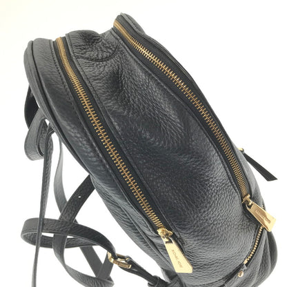【中古品】【レディース】 MICHAEL KORS RHEA ZIP MD BACKPACK 30S5GEZB1L リアジップ ミディアム バックパック リュック カバン 188-260729-ki-04-tagh カラー：ブラック 万代Net店