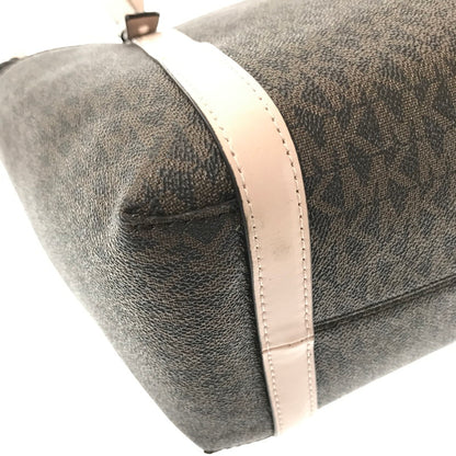【中古品】【レディース】 MICHAEL KORS SULLIVAN CONV GRAB TOTE MD 30T0GNXT2B サリバン コンバーチブル グラブ トート ミディアム カバン 188-260729-ki-06-tagh カラー：ブラウン/ソフトピンク 万代Net店