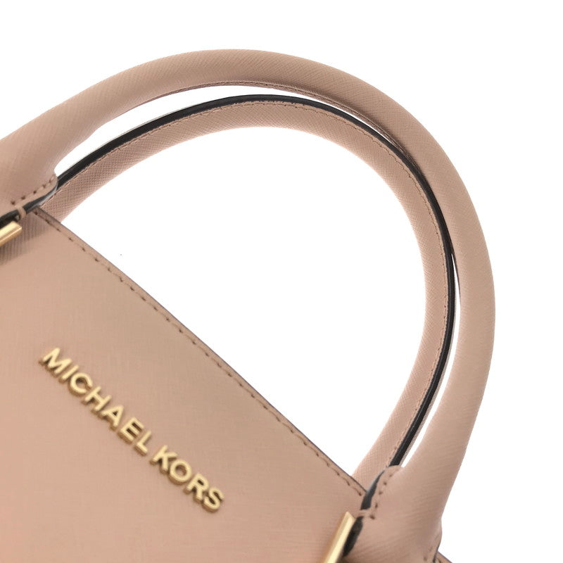 【中古品】【レディース】 MICHAEL KORS SELMA MEDIUM SATCHEL 35H8GLMS2L セルマ ミディアム サッチェル ショルダーバッグ カバン 188-260729-ki-03-tagh カラー：ブロッサム/ピンク 万代Net店