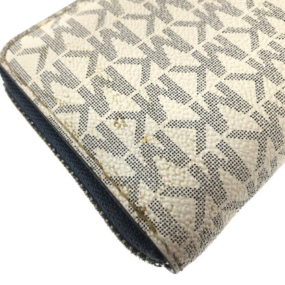【現状渡し品】【レディース】 MICHAEL KORS マイケルコース LONG WALLET ラウンドファスナー ロングウォレット 長財布 201-260802-hi-16-tagh カラー：ホワイト 万代Net店