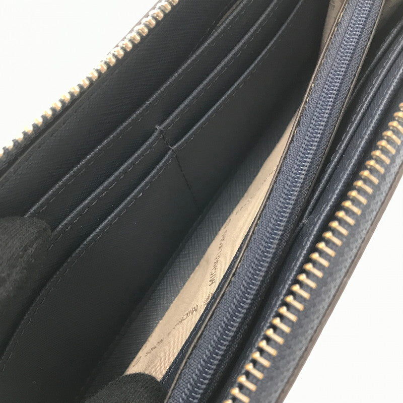 【現状渡し品】【レディース】 MICHAEL KORS マイケルコース LONG WALLET ラウンドファスナー ロングウォレット 長財布 201-260802-hi-16-tagh カラー：ホワイト 万代Net店