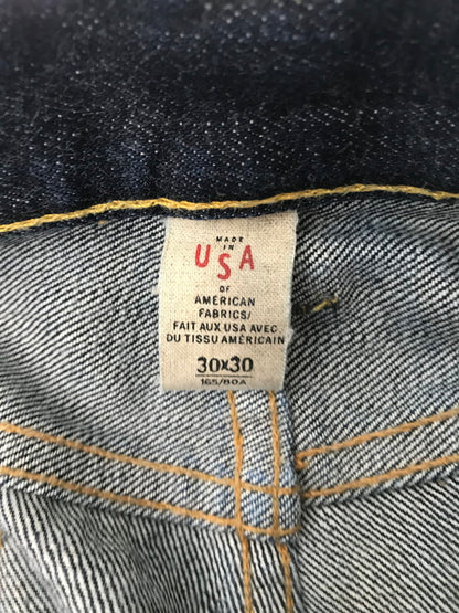【中古品】【メンズ】 RRL ダブルアールエル INDIGO SLIM FIT DENIM PANTS R151RB03 インディゴ スリム フィット デニム パンツ ジーンズ ボトムス 156-260729-rt-27-tagh サイズ：30×30 カラー：インディゴ 万代Net店