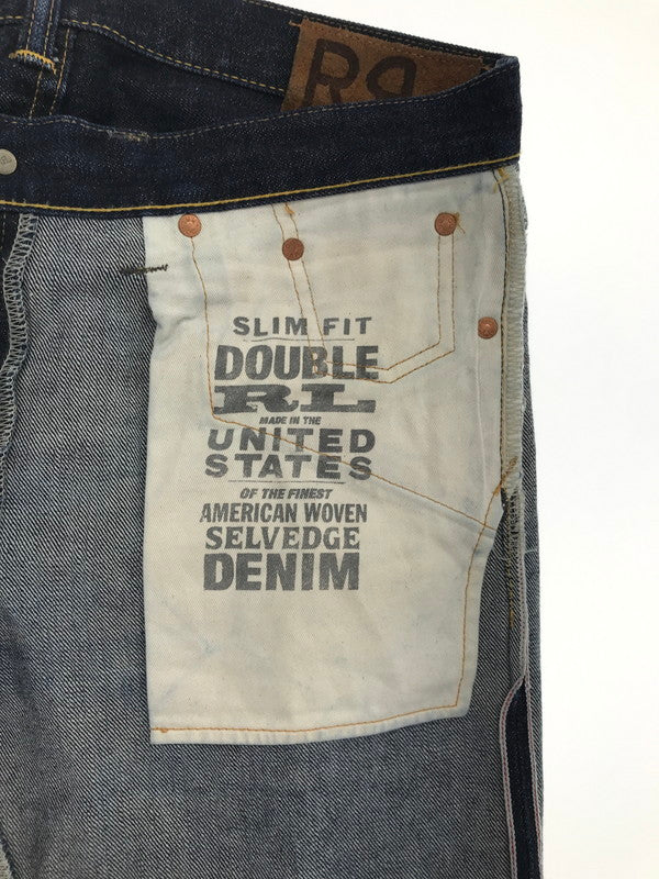 【中古品】【メンズ】 RRL ダブルアールエル INDIGO SLIM FIT DENIM PANTS R151RB03 インディゴ スリム フィット デニム パンツ ジーンズ ボトムス 156-260729-rt-27-tagh サイズ：30×30 カラー：インディゴ 万代Net店