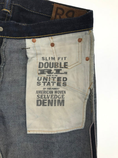 【中古品】【メンズ】 RRL ダブルアールエル INDIGO SLIM FIT DENIM PANTS R151RB03 インディゴ スリム フィット デニム パンツ ジーンズ ボトムス 156-260729-rt-27-tagh サイズ：30×30 カラー：インディゴ 万代Net店