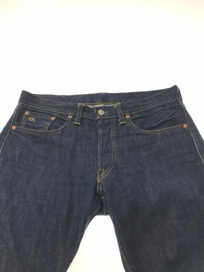 【中古品】【メンズ】 RRL ダブルアールエル INDIGO SLIM FIT DENIM PANTS R151RB03 インディゴ スリム フィット デニム パンツ ジーンズ ボトムス 156-260729-rt-27-tagh サイズ：30×30 カラー：インディゴ 万代Net店