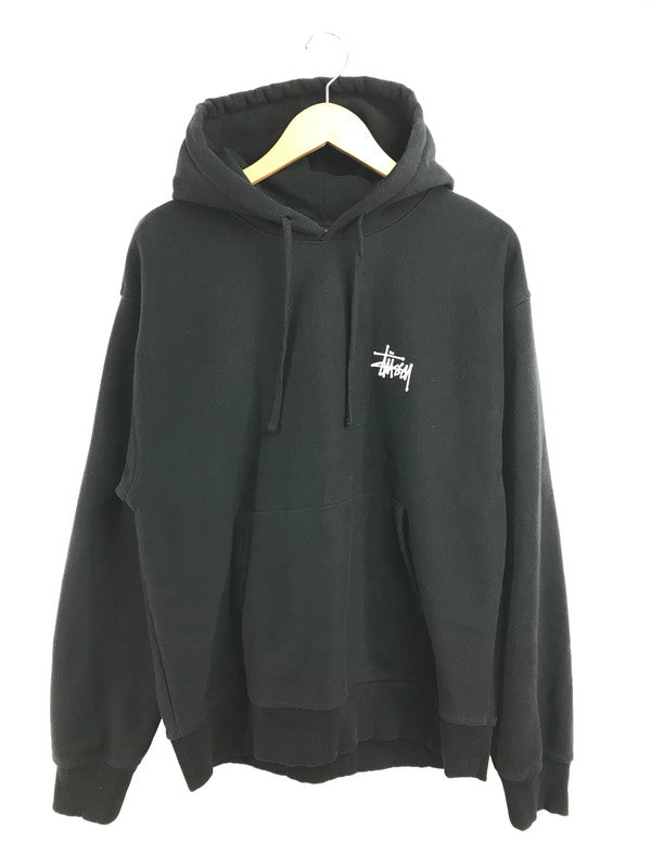 【中古品】【メンズ】 STUSSY ステューシー BASIC LOGO HOODIE BLACK 1924762 ベーシック ロゴ フーディー パーカー 142-260723-rt-10-tagh サイズ：M カラー：ブラック 万代Net店